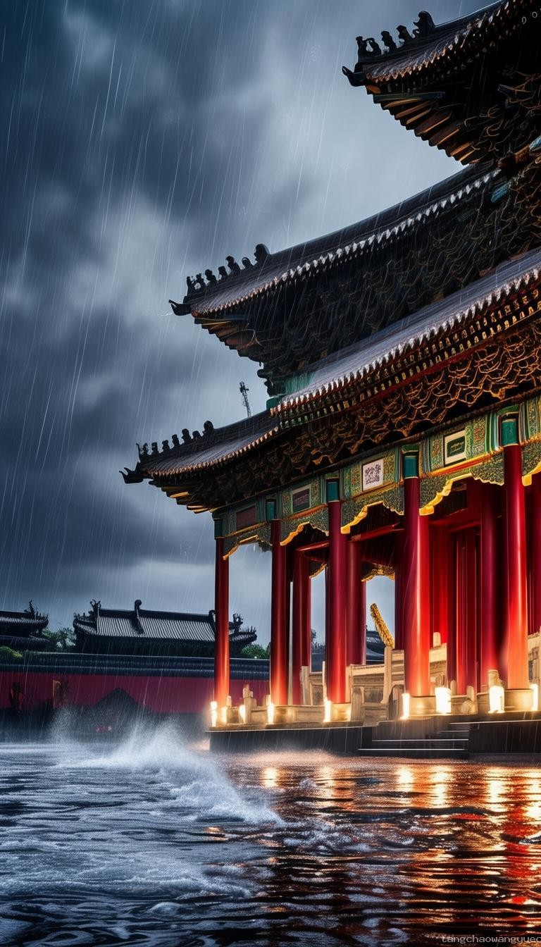 北京暴雨与故宫千龙吐水现象对比分析